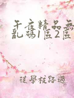 午夜精品无人区乱码1区2区