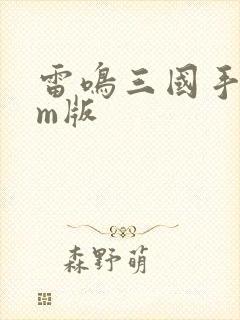 雷鸣三国手游gm版