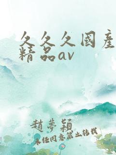 久久久国产亚洲精品av