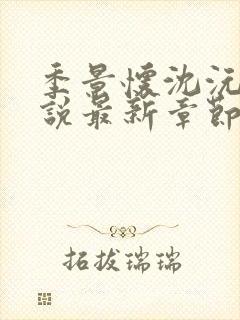 季景怀沈沅溪小说最新章节免费阅读