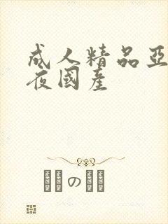 成人精品亚洲午夜国产