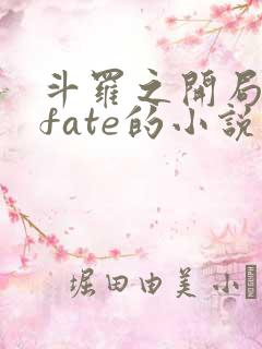 斗罗之开局成为fate的小说推荐