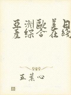 亚洲欧美日韩国产综合在线一区