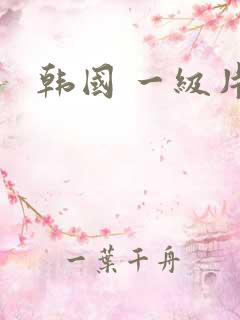 韩国 一级片