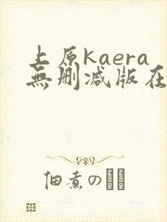 上原kaera无删减版在线播放