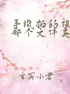 手机拍的视频在哪个文件夹里面