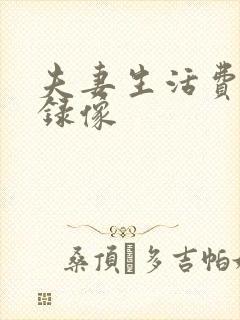 夫妻生活费黄色录像