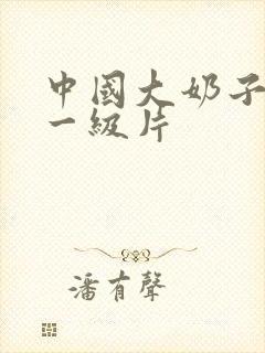 中国大奶子黄色一级片