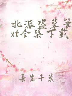 北派盗墓笔记txt全集下载完整版