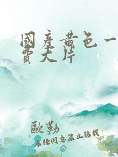 国产黄色一级免费大片