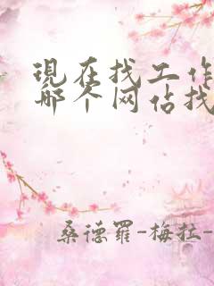 现在找工作都在哪个网站找