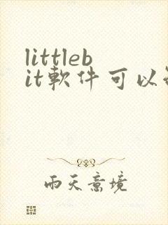 littlebit软件可以卸载吗