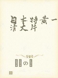 日本特黄一级高清大片