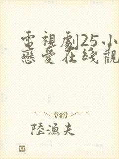 电视剧25小时恋爱在线观看免费全集