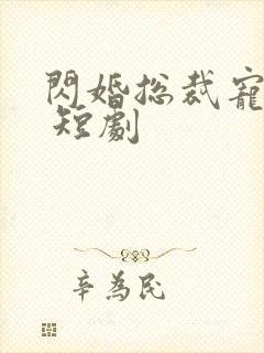 闪婚总裁宠上天 短剧