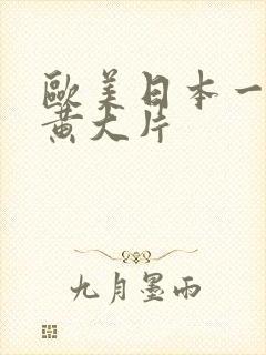 欧美日本一级特黄大片