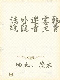 法外迷雾韩剧在线观看免费