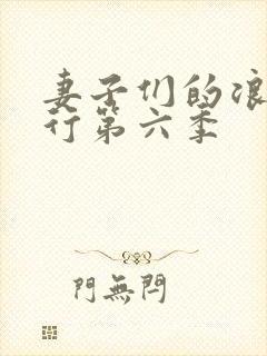 妻子们的浪漫旅行第六季