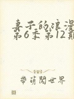 妻子的浪漫旅行第6季第12期