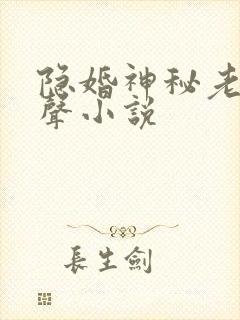 隐婚神秘老公有声小说
