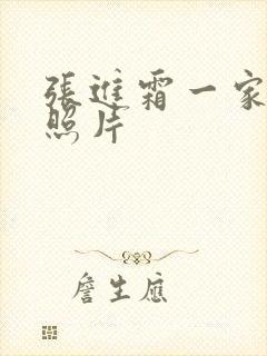 张进霜一家三口照片