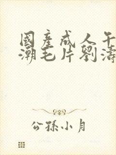 国产成人午夜高潮毛片刘涛