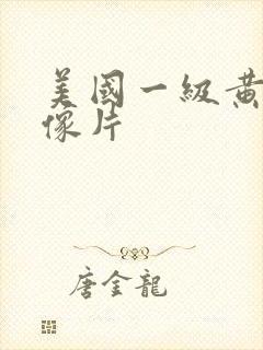 美国一级黄色录像片