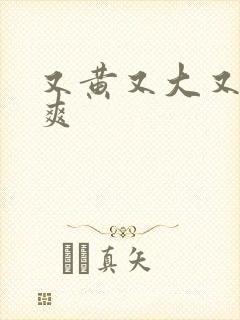 又黄又大又色又爽