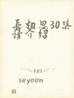 长相思30集剧情介绍