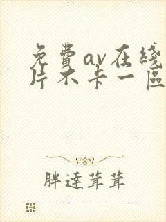 免费av在线看片不卡一区