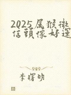 2025属猴微信头像好运招财头像