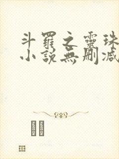 斗罗之灵珠神剑小说无删减