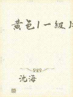 黄色1一级片