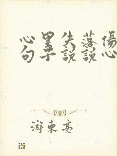 心里失落伤感的句子说说心情短语