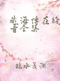 藏海传在线免费看全集