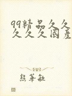 99精品久久久久久久国产