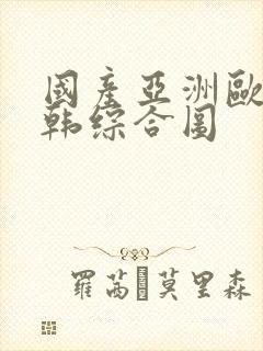 国产亚洲欧美日韩综合图