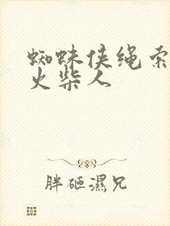 蜘蛛侠绳索英雄火柴人