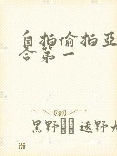 自拍偷拍亚洲综合第一