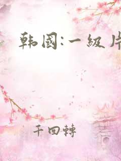 韩国:一级片