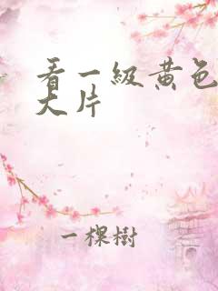 看一级黄色一级大片