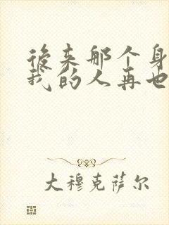 后来那个身边陪我的人再也不是你是什么歌