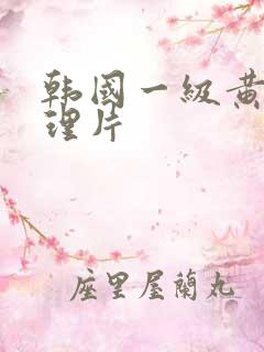 韩国一级黄色伦理片