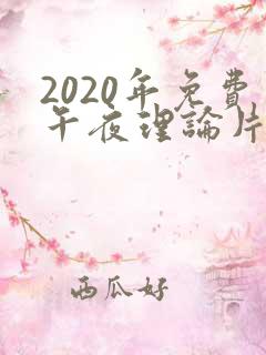 2020年免费午夜理论片