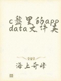 c盘里的appdata文件夹可以删除吗