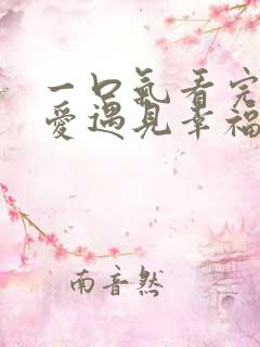 一口气看完遇见爱遇见幸福