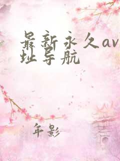 最新永久av网址导航