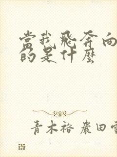 当我飞奔向你讲的是什么