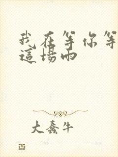 我在等你等下完这场雨