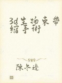 3d生物束带紧缩手术